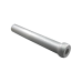 Aluminum Weld On Vacuum Pipe Nipple Tube 6mm 2" Length