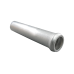 3x Aluminum Weld On Vacuum Pipe Nipple Tube 8mm 2" L