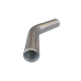 1.5" 45 Degree Aluminum Pipe, Mandrel Bent Polished, 1.65mm Thick Tube, 15" Length Tube