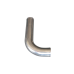 2.75" L-Bend Aluminum Pipe, Mandrel Bent Polished, 2.0mm Thick Tube, 18" Length