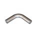 2" 90 Degree Aluminum Pipe, Mandrel Bent Polished, 2.0mm Thick Tube, 18" Length