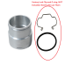 2.5" Billet Aluminum Turbo Connector Adapter For 2024+ Toyota Land Cruiser LC250 