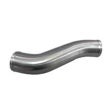 2.75" OD Air Intake S shape Aluminum Pipe, Mandrel Bent Polished, 2mm Thick Tube, 14" Length