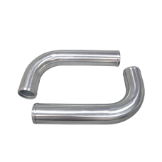 2pcs 3" Inch OD 90 Degree L-Bend Universal Aluminum Intercooler Intake Pipe Tube