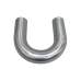 3" OD Aluminum Pipe 180 Degree U-Bend, 2.0mm Thick Tube, 24" in Length