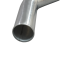 4" Aluminum Pipe 45 Degree Bend, Polished, Mandrel Bent, 3.0mm Thick, 24" Length Tube