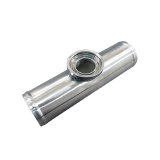 3" O.D. BOV FLANGE PIPE, Polished Aluminum, 9" long, for HKS SSQV/SQV Blow Off Valves