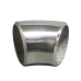 2.25" O.D. Extruded 304 Stainless Steel Elbow 45 Degree Pipe Tube, 3mm (11 Gauge) Thick