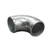 2.0" O.D. Cast Aluminum Elbow 90 Degree Pipe Tube, Tight Bend, Polished Finishing