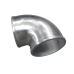 3.5" O.D. Cast Aluminum Elbow 90 Degree Pipe Tube, Tight Bend, Polished Finishing