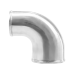 Polished Cast Aluminum 90 Degree 4"-3" O.D. Reducer Elbow Pipe Tube