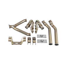 LS1 Engine T56 Trans Mount Headers Kit for 08-16 Genesis Coupe LSx Swap