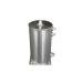 Aluminum Fuel Surge Tank 5" Round x9" H Works For Many Applications