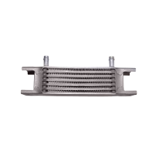 Aluminum Oil Cooler Radiator 6.5" Core 7 Row, 3/8" Inlet Hi Performance