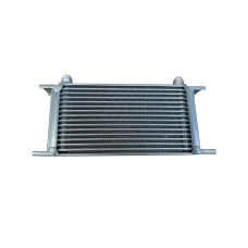 Aluminum Oil Cooler Radiator 8.5" Core 16 Row AN8 Fitting Hi Performance