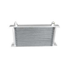 Aluminum Oil Cooler Radiator 11" Core 19 Row AN8 Fitting Hi Performance