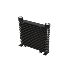 Aluminum Oil Cooler Radiator 15 Rows, NPT 3/4" Fitting Hi Performance