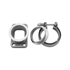 T3 Turbo to 2.5" V-Band Stainless Steel Cast Flange Adapter Converter