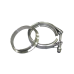 4" V-Band Clamp + 4" Downpipe Flange , Stainless Steel, CNC Machined Flange 4" V-Band Clamp + 4" Downpipe Flange , Stainless Steel, CNC Machined Flange