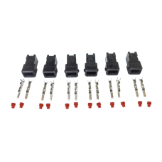 Fuel Injector Connector Wiring Plug Terminal for Bosch EV1 Male LS1 LSx 6pcs