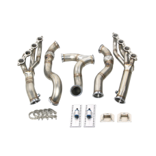Headers Y Pipe Engine Mount Kit for 82-93 Chevrolet S-10 S10 Truck LS 