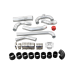 Intercooler + Piping Pipe Tube Kit For 93-02 Toyota Supra MK4 2JZ-GE  2JZGE Engine