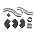 Intercooler + Piping Pipe Tube BOV Kit For 240Z 260Z 280Z 280ZX RB26DETT RB26 Swap Single Turbo