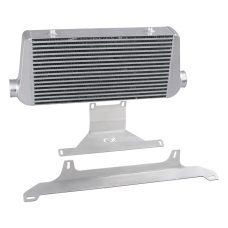 4 "Core Aluminum Intercooler + Mounting Bracket For 74-81 Chevrolet Camaro