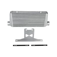 3" Core Aluminum Intercooler + Mounting Bracket Kit For 2015 + Ford Mustang GT V8 5.0