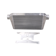 Intercooler + Mounting Bracket for 75-78 Nissan 280Z Fairlady Z 2.5" Inlet Outlet