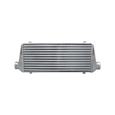 28X9.5X2.5 Universal Tube & Fin Aluminum Intercooler For Jetta Sentra Eclipse