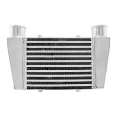 Universal Front V-Mount Aluminum Intercooler 15.25"x9.5"x3" 2.5" Inlet Outlet