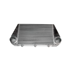 Universal Turbo V-Mount Aluminum Intercooler 21.5x10x3.25 For FD3S RX7