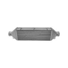 Universal 27x6x3.5 Bar & Plate Aluminum Intercooler 2.5" Inlet&Outlet