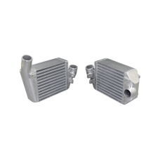 Upgraded Side Mount Turbo Aluminum Intercoolers 8"x7.5"x3.5" For 00 01 02 Audi S4 