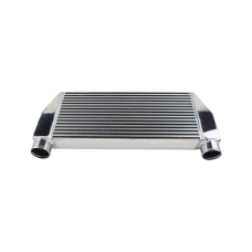 30x13x3 V-Mount Aluminum Intercooler 3" Inlet&Outlet One Side For Mazda RX7