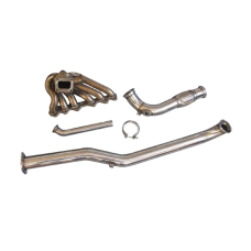 Manifold Downpipe WG Dump Tube For 2JZ-GTE Lexus IS300 Swap 2JZGTE Single Turbo 