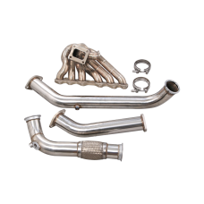 Manifold + Downpipe For 97-05 Toyota Lexus GS300 2JZ-GTE 2JZGTE Engine Single Turbo