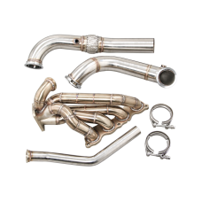 Thick Wall Turbo Manifold Downpipe Kit For 96-00 Honda Civic EK K20