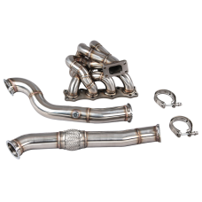 Version2 Turbo Manifold + Downpipe For 90-98 Mazda Miata MX-5 NA 1.6L