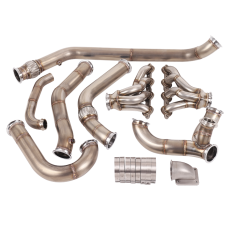 Single Turbo Manifold Downpipe Kit For 68-72 Chevelle with LS Swap