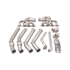 LS1 Twin Turbo Manifold Header Kit For 1960-66 Chevrolet C10 Truck LSx LQ