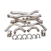 Twin Turbo Manifold Header Downpipe Kit For 63-65 Chevrolet Chevelle LS1/LSx Swap