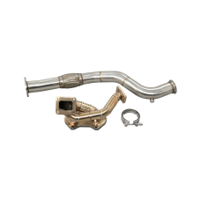 Manifold Downpipe For 86-92 Mazda RX-7 RX7 FC 13B Top Mount Single Turbo