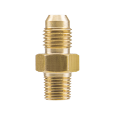 Copper Adapter Hose Fitting NPT 1/8 to AN-4 Male Thread For Turbo Engine