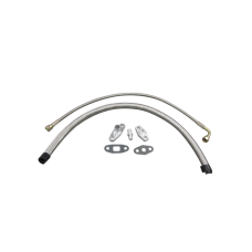 Turbo Oil Feed + Return Fuel Hose Line Kit For Nissan Skyline RB25DET RB20DET RB 240SX S13 S14