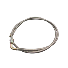 51" AN4 4AN AN 4 NTP 1/8 Braided Oil Feed Line Hose Stainless Steel