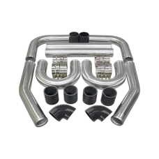 2.5" O.D. Aluminum 8PCS Turbo Intercooler Tube U-Piping Kit