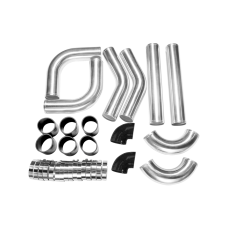 DIY 8PC 3" INTERCOOLER Tube PIPING + PIPE 120 DEGREE for MR2 CELICA GT GTS AE86