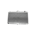 Aluminum Coolant Radiator For 99-05 Mazda Miata ManualL;Core Size: 25"x12"x2", Inlet & Outlet:1.27"